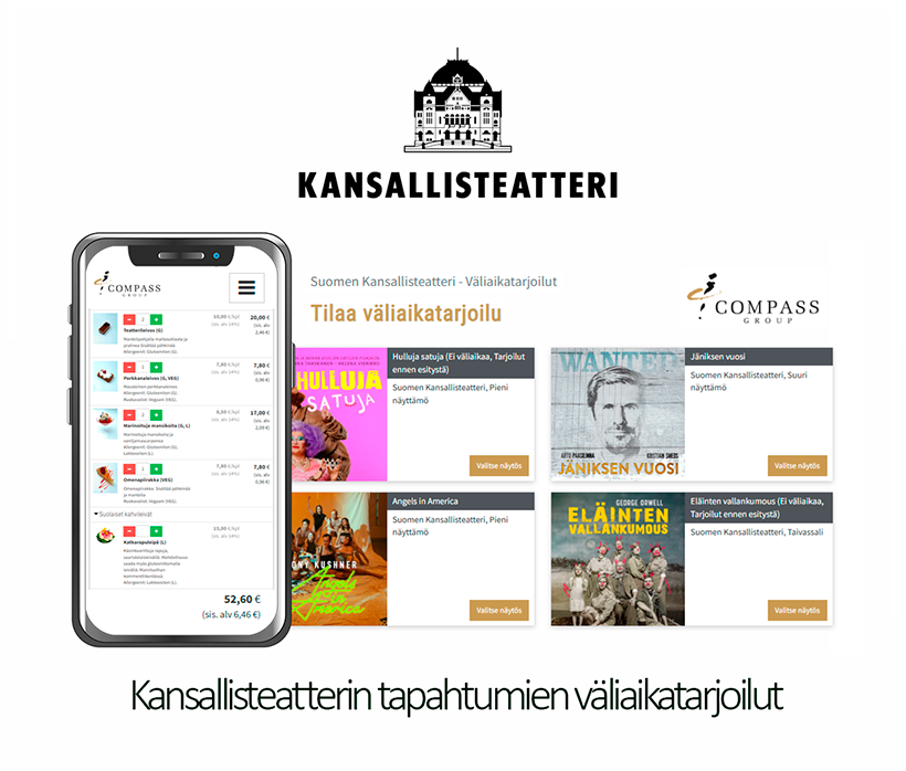 Kansallisteatterin väliaikatarjoiluiden palvelu