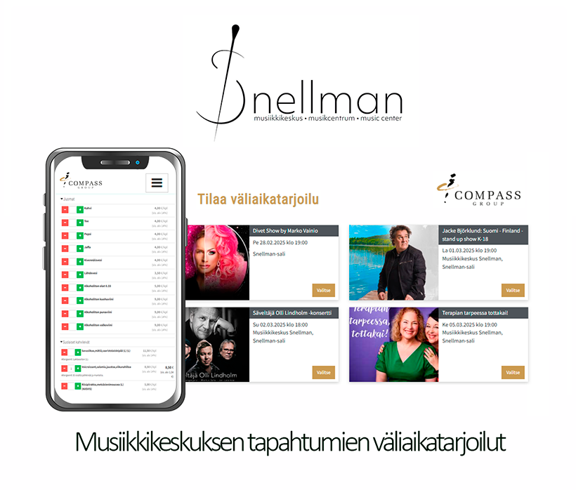 Linkki Musiikkikeskus Snellmanin väliaikatarjoiluihin